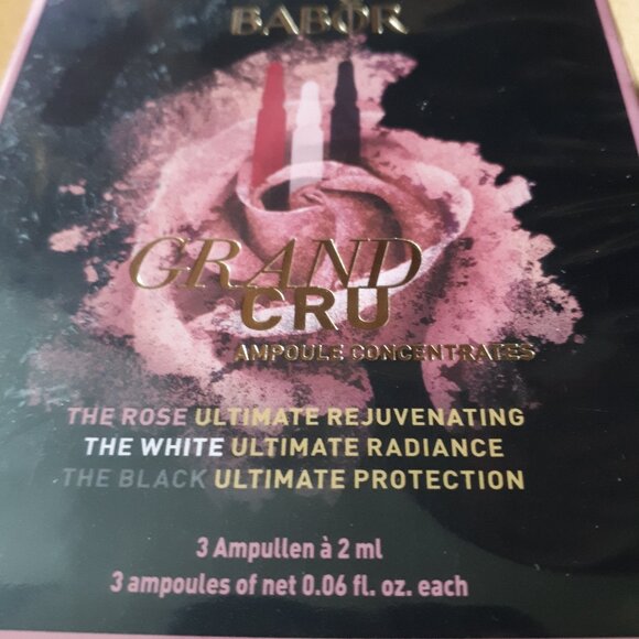Babor Grand Cru Ampoule Concentrates 3 Ampoules of 0.06 fl. oz. ea Sealed - Picture 1 of 2
